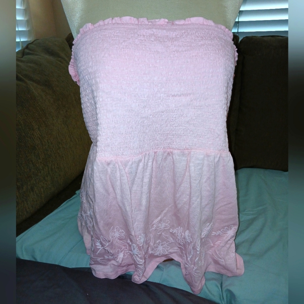 Torrid Rose Smocked Tube Top